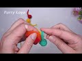 💙Very simple🧡How to crochet a bright Spider from leftover yarn💛Amigurum keychain💚