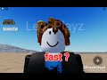 Fast?!  ;-; .Game:Nitro Car  . roblox.