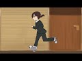 kobeni running (and crying) animated loop