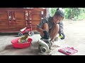 Genius girl repairs large capacity water pump 100m3/1h \ 🛠️🛠️🛠️ restore old pump gas engine