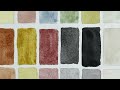 New! Schmincke Horadam Naturals: Full Swatch and Review of All 16 Watercolors! 🎨💥[4K]