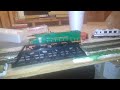 Ho scale Athearn Texas Mexican diesel engine first run in train room