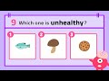 Quiz for healthy eaters! | Healthy and unhealthy food quiz