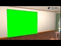 Hololive Botan green screen gun wall template