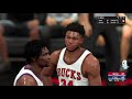 Most intense All star team up game (Giannis clutched up!!!)