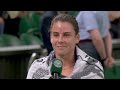 MASSIVE UPSET‼ Emma Navarro reacts to defeating Coco Gauff 👀 | Wimbledon on ESPN