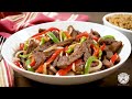 Quick & Healthy German Skillet Steak with Peppers & Onions | Easy & Delicious Recipe