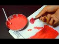 How to make Acrylic Paint with brush /Homemade Paint Brush/How to make Paint Brush/How to makecolour