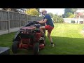 Wheel Horse 520-H on the back lawn