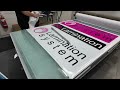 Sign Master Workstation, Application Table Basic Demonstration Lamination System