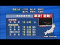 Japanese Tsunami Warning in English