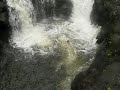 Hoopi Falls cliff dive Kauai