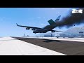 TOP 3 Realistic Plane Runway Overrun Emergency Landing GTA 5