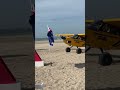 Landing STOL planes on the beach for Pacific Air Show 2024  #pacificairshow #huntingtonbeach