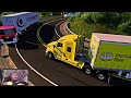 SUBIENDO ALTO DE LETRAS CON ¡DOBLE REMOLQUE! American Truck Simulator 1.50