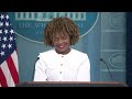 LIVE: Karine Jean-Pierre holds White House briefing | 8/12/2024