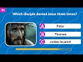 HOW WELL DO YOU KNOW JESUS CHRIST | QUIZ  | 25 BIBLE QUESTIONS TO TEST YOUR KNOWLEDGE ABOUT JESUS