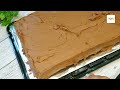 How to make a Chocolate Cake and frost it without tools | No Hand Mixer frosting