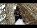 -18°C FREEZING WINTER NIGHT! 3 Day Camping in Biting Winds in a Bushcraft Shelter