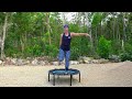 15-Minute Low-Impact TRAMPOLINE WORKOUT for Beginners with Claire Francis | San Fran Fitness