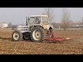 Lavorazione terreno con Lamborghini 1256 DT + Vibrocoltivatore BIANCHI - Tractor Plowing -