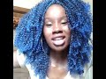 cabelo orgânico Goivo azul /bundles cacheado