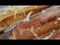 amazing hot dog sandwich - korean street food