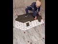 Young Man with great tiling skills -Great tiling skills -Great technique in construction PART 118