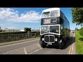 Northern National Restoration Group Depot Open Day Bus and Coach Cavalcade around Penshaw Monument