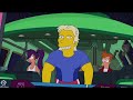 The Simpsons mentioning futurama until the crossover episode