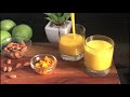 Mango Almond Milk Smoothie  I How To Make A Mango Smoothie With Almond Milk I SK Epic Recipes