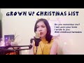 MY GROWN-UP CHRISTMAS LIST cover by Sheila T