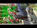 Plants vs Zombies  Hack 999 Gatling Pea vs 999 Gatling Pea Zombies vs Dr Zomboss