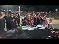 Last Lap leader crash Bowman Gray Stadium highlights June 8, 2024   Amber Lynn shock win!