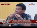 Sec. De lima, itutuloy ang imbestigasyon sa diumano'y kaugnayan ni Duterte sa Davao death squad