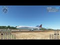 Philippine Airlines 747-8 Butter Landing #swiss001landing