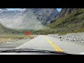 Driving out of the Homer Tunnel