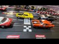 Garage of slotcars introduction to new channel. 1/32 scale carrera digital slotcars