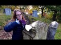 Using A Chainsaw To Save Headstones