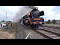 #RARE FOOTAGE# Australian Steam Train SteamOz R711 Spirit of Bendigo+R761 22nd July 2012