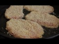 Crispy Pork Cutlets with Creamy Jalapeno Green Onion Gravy - Pork Schnitzel with Country Gravy