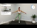 Dynamic Cardio Core Walking Workout: All Standing with No Equipment