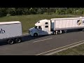 4k ATS American Truck Simulator 1.50 NEBRASKA DLC Tires to Columbus VOLVO VNL