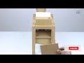 How To Make Mini Corn Thrasher Machine From Cardboard ! DIY Corn Thresher