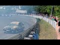 370z, BMWs drift car action in Grundau, Germany