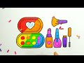 Drawing And Coloring Makeup  Drawings For Kids & Toddlers