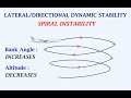 Understanding Aircraft Dynamic Stability, Phugoid Oscillation, Spiral Stability & Dutch Roll!