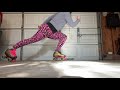 The ultimate -small space - beginner rollerskating - Footwork - Practice!