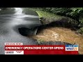 One injured as heavy rain floods Dollywood, flash flood warning continues