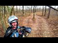 Daisy State Park Arkansas, Kirby on Yamaha XT250 & Kawy KLX 250   Dec,23 20  -  4K